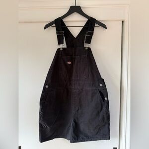 Dickies Women's Duck Bib Shortalls | Black, L